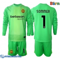 Fotballdrakt Barn Inter Milan Yann Sommer #1 Keeper Tredjedraktsett 2025-26 Langermet (+ Korte bukser)